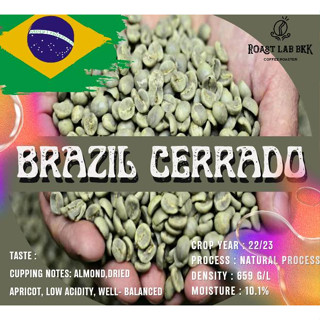 สารกาแฟ Brazil Jaguar Cerrado เมล็ดกาแฟดิบ Brazil Cerrado Natural Process