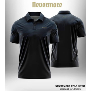 NEVERMORE POLOSHIRT 3D  ใส่ได้ทั้งชายและหญิง