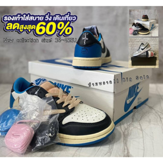 รองเท้าแอร์จอร์แดน รองเท้าJD 1 LOW ไซส์.36-45  ใส่สบาย ทรงสวย รองเท้าผ้าใบแฟชั่น 32A003