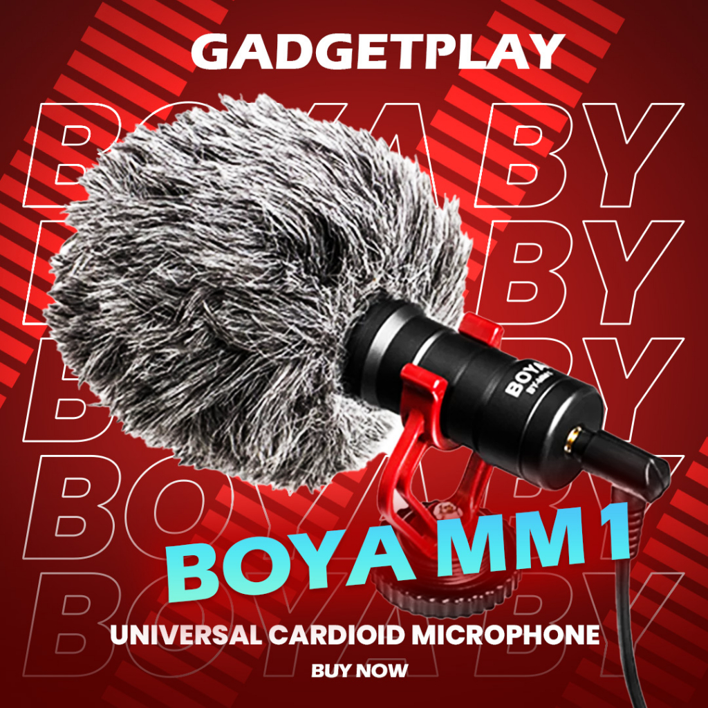 [กรุงเทพฯ ด่วน 1 ชั่วโมง]  BOYA BY-MM1 Shotgun Video Microphone, Universal Compact On-Camera