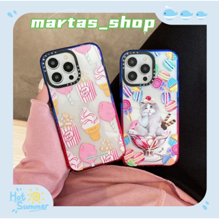 ❤️ส่งของขวัญ❤️ เคสไอโฟน 11 12 13 14 Pro Max ความคิดสร้างสรรค์ แมว แฟชั่น ความนิยม ฤดูร้อน Case for iPhone สาวน่ารักหัวใจ