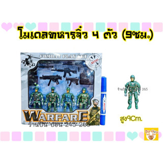 โมเดลทหารจิ๋ว โมเดลสะสม ของเล่น อุปกรณ์ ขนาด9ซม. โมเดล🇹🇭จัดส่งในไทย🇹🇭