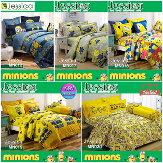 Jessica ชุดผ้าปู+ผ้านวม ลายมินเนี่ยน Minions รุ่น MN012-MN020