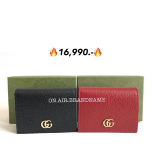 New gucci leather card case wallet ขายดีมาก