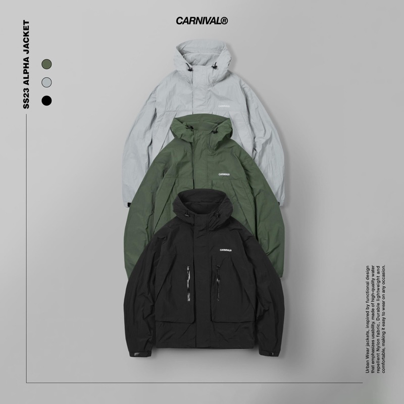 สินค้าพร้อมส่งของแท้💯 • CARNIVAL® ALPHA JACKET