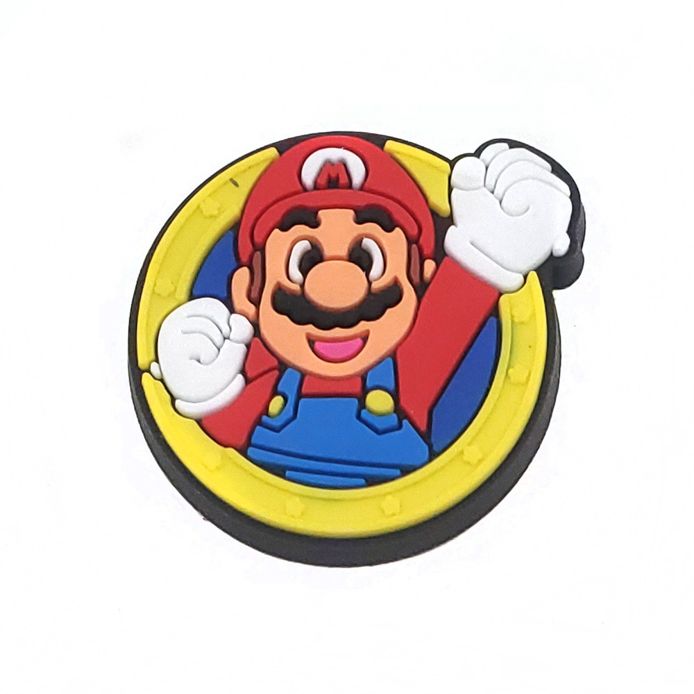 ตัวติดรองเท้า Pvc ตัวการ์ตูน มาริโอ้ Mario สำหรับตกแต่ง Diy รองเท้าหัวโต CROCS JIBBITZ ติดง่ายน่ารัก