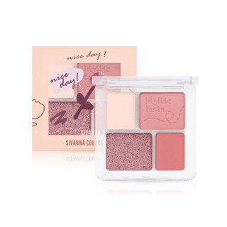 SIVANNA COLORS PASTORAL FLAVOR FOUR COLORS EYESHADOW : HF5094 | อายแชโดว์