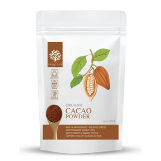 Fica Life Organic Cacao Powder 200g.ผงคาเคา อาหาร เครื่องดื่มพร้อมชงสำเร็จรูป