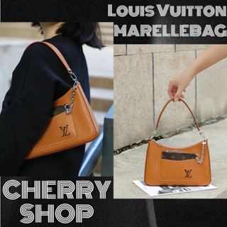 🍒หลุยส์วิตตอง💯LOUIS VUITTON MARELLE handbag🍒กระเป๋าถือสุภาพสตรี/กระเป๋าใต้วงแขน