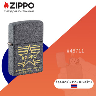 Zippo Star Logo Design Founders Day Assortment Pocket Lighter , Zippo 48711 รูปแบบดาว