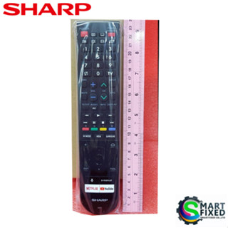 อะไหล่ของแท้/รีโมทสมาร์ททีวีชาร์ป/Remote control for SHARP smart tv/RRMCGB238WJN1/แทน/RRMCGB238WJSA/อะไหล่แท้จากโรงงาน