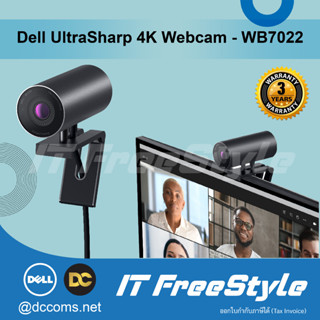 Dell UltraSharp Webcam - WB7022 - 4K UHD