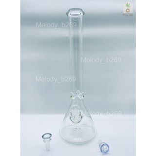 บ้องแก้ว Glass Bong ขวดแก้วสมุนไพร สูง 18.5 นิ้ว = 47 cm