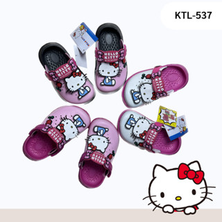 รองเท้าแตะหัวโต 💡 มีไฟ 💡  ของแท้ ถูกลิขสิทธิ์ Sanrio Hello Kitty รองเท้าแตะคิตตี้ รองเท้าแตะแบบสวม