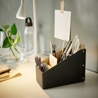 กล่องเก็บปากกา ที่วางปากกาและเครื่องเขียน, NIMM นีมม์ สีดำ, 10x15 ซม.