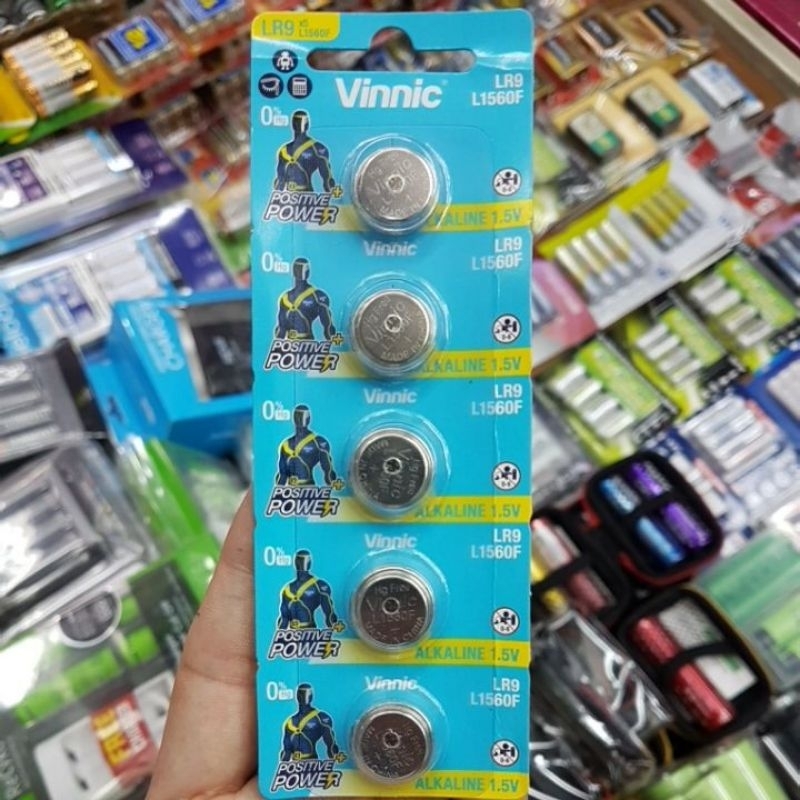 ถ่านกล้อง LR625, PX625, LR9, R9, L1560F 1.5V Vinnic  ของใหม่ ของแท้