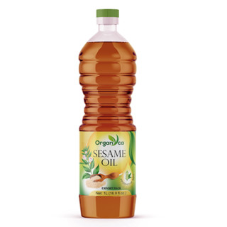 น้ำมันงาดำ Organyca Sesame Oil 500 ML - 1 Liter (ฺBlack Sesame Oil)