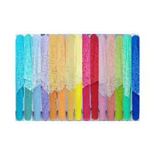 ลูกไม้ราเชน ไล่สีอ่อนเข้ม หน้า45" ขายเป็นเมตร ราคา 125/เมตร