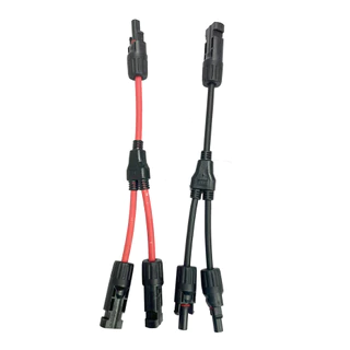 MC4-Y2new สายต่อแผงโซลาร์เซลล์ 1 ออก 2 MC4 Connector Cable 1 to 2