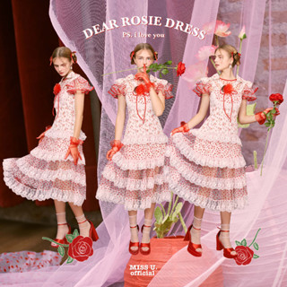 DEAR ROSIE DRESS🌹 ชุดเดรสยาวระบายชั้นๆ พร้อมเสื้อตัวในเข้าเซ็ท