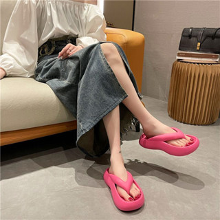 GFShop New รองเท้าแตะหูหนีบ รองเท้าผู้หญิงพื้นหนา💯 สีแคนดี้ส…