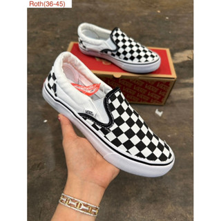 ⭐️รองเท้าแวนโอลสคูล Vans salib onตารางรองเท้าผ้าใบผู้ชาย รองเท้าผ้าใบผู้หญิงจากช็อปแท้(สินค้าพร้อมกล่อง)