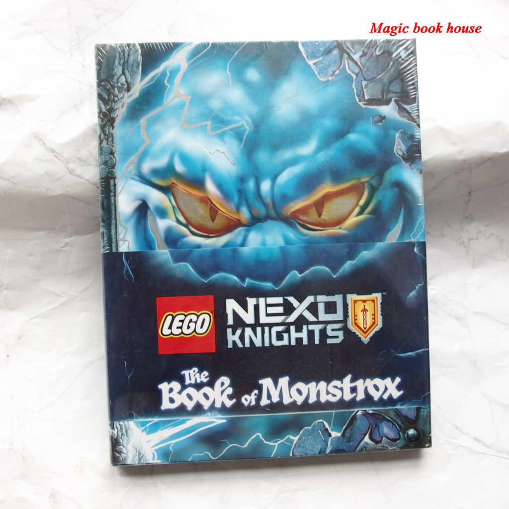 LEGO NEXO KNIGHTS ; The Book of Monstrox : หนังสือ Story Book ภาษาอังกฤษ (หนังสือใหม่) ปกแข็ง ขนาด เล่มใหญ่ สภาพ ดีมาก