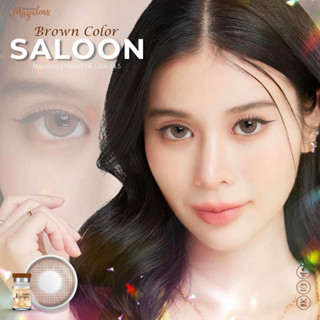 คอนแทคเลนส์ Maya lens Saloon ค่าอมน้ำ55% ขนาดกลาง