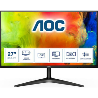 MONITOR (จอมอนิเตอร์) AOC I27B1H2/67 IPS @100Hz/ 5 ms/ D-sub/ HDMI Wide Viewing AngleFlicker Free Eye Protection -3 Y