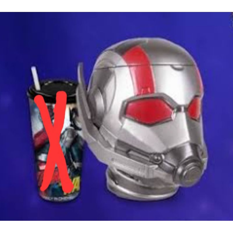 ถัง Ant-Man and the Wasp ของแท้ จากโรงหนัง SF / แอนท์แมน แอนท์-แมน Antman ถังป๊อปคอร์น หัว ถังป็อปคอ
