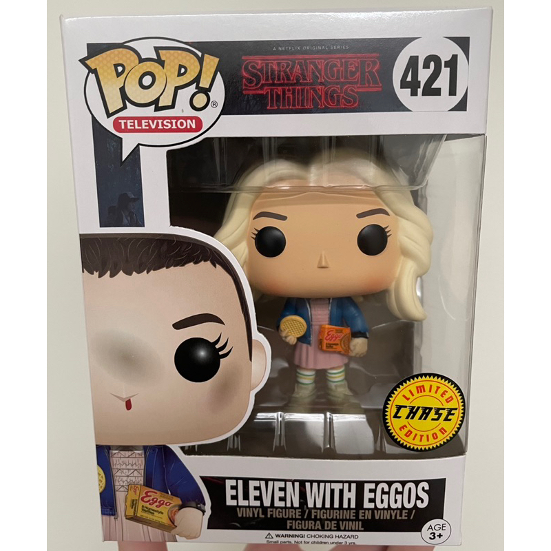 Funko pop Eleven with Eggos,stranger things chase