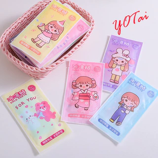 YOTAI【1ซองมี 2แผ่น】เจลลดไข้ เจลเย็น เจลหอมๆ กลิ่นผลไม้ แผ่นเจลลดไข้ ช่วยคลายความร้อนจากร่างกาย B2