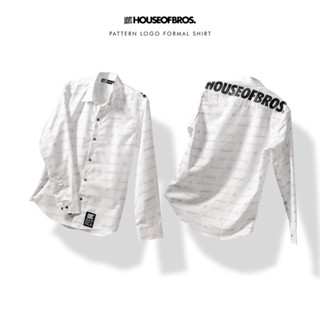 เสื้อเชิ้ต Hobs® Pattern Logo formal shirt