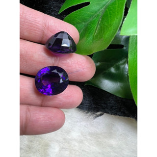 Lab Amethyst 12x14mm 1 pieces