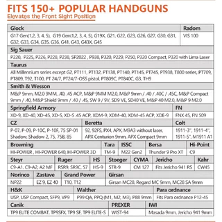 ซองพกนอก Cytac ใส่ได้หลายรุ่น Mega-Fit เช่น G19/17/sig320/1911 ติด DOT ได้ (Gen 2) ปลดนิ้วชี้