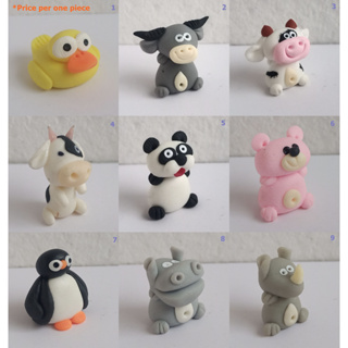 ตุ๊กตาสัตว์น่ารักปั้นจากดินสำหรับทุกวัย Delightful Animal Dolls Crafted from Clay for All Ages #5 - Duck, Buffalo, Cow