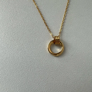 Adoreofficial.bkk | Circle hoop gold necklace