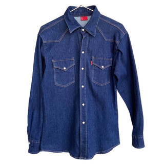 เสื้อเชิ้ตยีนส์แขนยาว เสื้อยีนส์