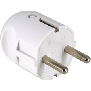 หัวปลั๊ก 2 ขากลม รุ่น CCS-8601 250V (รับประกัน 2 ปี) แบรนด์ CCS