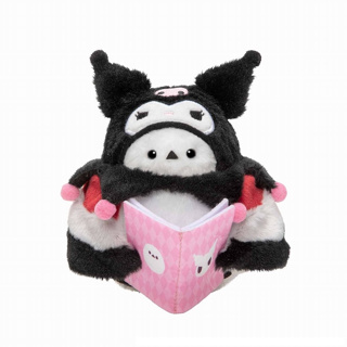 [Direct from Japan] Koupenchan × Sanrio Characters Plush doll M Yokoshima Enaga-san × Kuromi Japan NEW