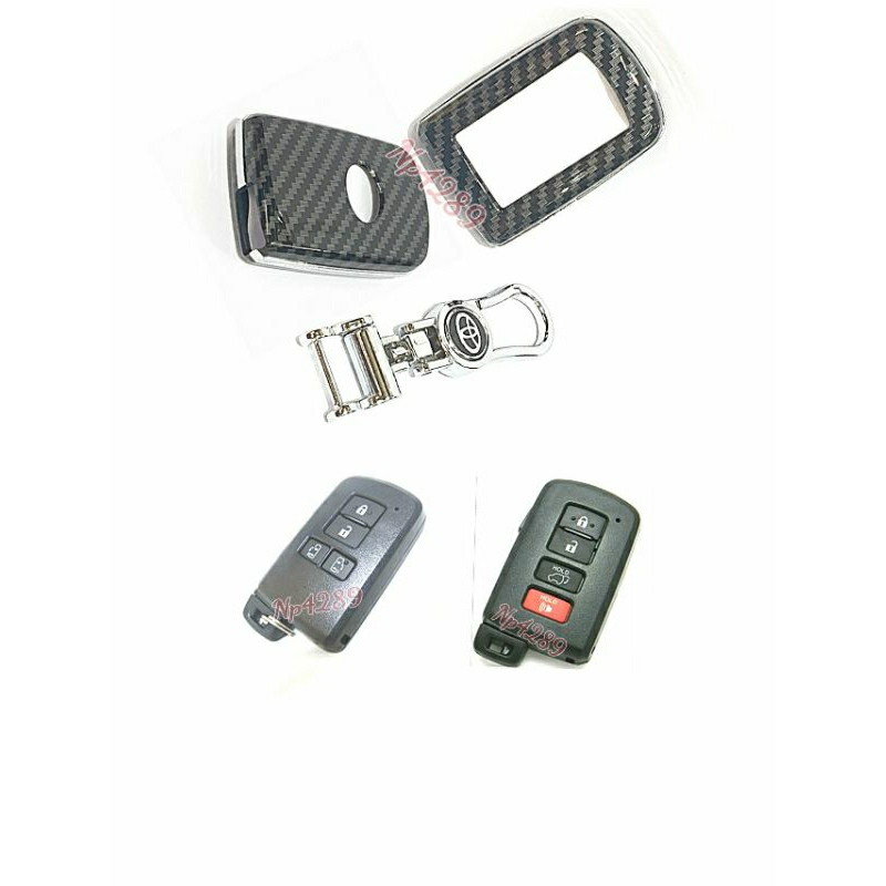 เคสใส่กุญแจ รถยนต์   แบบเคฟล่า  ตัวรีโมท   รถ Toyota Sienta   Camry   Altis