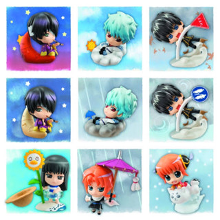 [ครบเซ็ต] Gintama Weather Forecast Petit Chara Land figure Megahouse กินทามะ ฟิกเกอร์