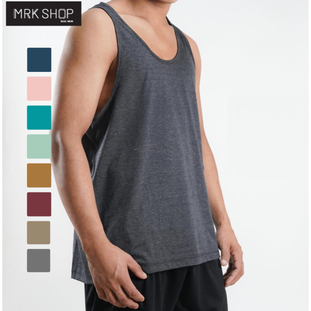 [MRK Soft] เสื้อกล้ามผู้ชาย PASTEL (ผ้าท้อปดราย)
