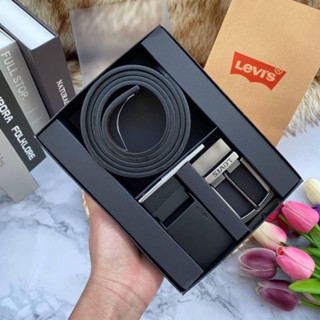 Levis Leather Belt 💯set 2 หัวสุดคุ้ม‼️เช็คสินค้าก่อนกดสั่งซื้อ‼️เข็มขัดหนังผู้ชาย เข็มขัดผู้ชาย เข็มขัดแบรนด์เนม