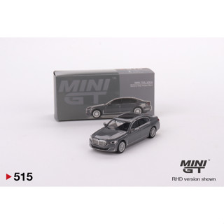 BMW 750Li xDrive Bernina Grey Amber Effect RHD 1:64 (MINI GT)