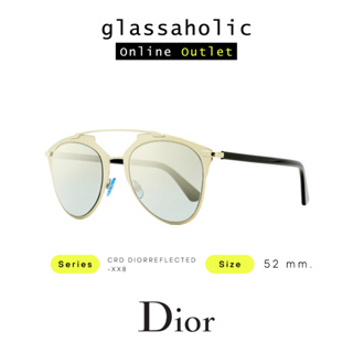 [ลดกระหน่ำ] แว่นกันแดด DIOR รุ่น CRD DIOR REFLECTED ทรงกรม เรียบหรู