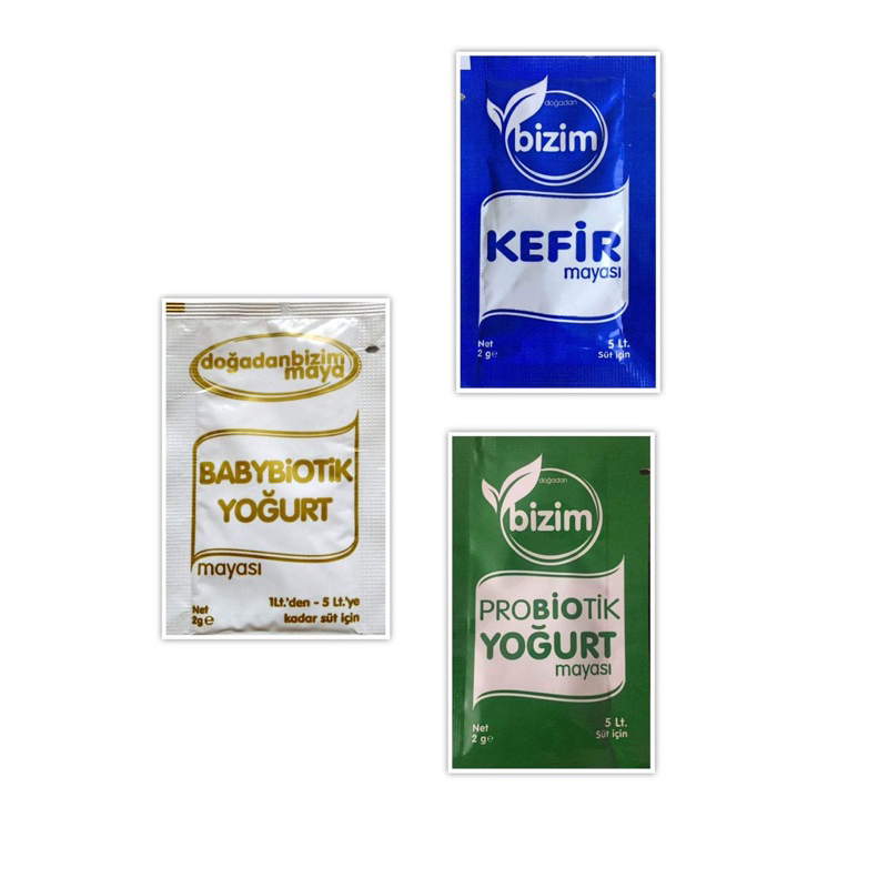 kefir คีเฟอร์ เซ็ต 3 ซอง คีเฟอร์ฟรีซดราย (Kefir freeze dry)และโยเกิร์ตฟรีซดราย (yogurt freeze dry) (พร้อมจัดส่ง)