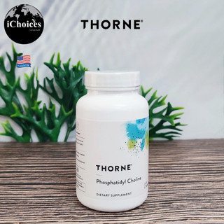 [Thorne Research] Phosphatidyl Choline 60 Gelcaps ผลิตภัณฑ์อาหารเสริม ฟอสฟาติดิล โคลีน