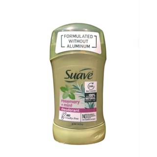 Suave Aluminum-Free 24 hr Odor Protection Deodorant with Rosemary + Mint 34 g.