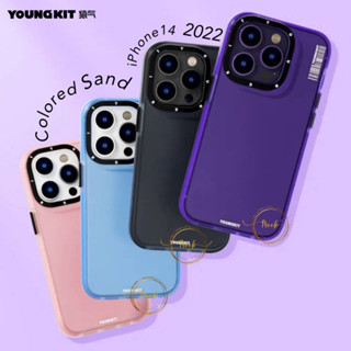 Youngkit Colored Sand Series เคสกันกระแทก iPhone14pro 14pro max 13pro max